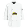 Eight Pearl Button Chef Coat with Thermometer Pocket Thumbnail