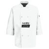 Eight Pearl Button Chef Coat with Thermometer Pocket Thumbnail