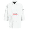Eight Pearl Button Chef Coat with Thermometer Pocket Thumbnail