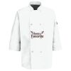 Eight Pearl Button Chef Coat with Thermometer Pocket Thumbnail