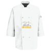 Eight Pearl Button Chef Coat with Thermometer Pocket Thumbnail