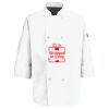 Eight Pearl Button Chef Coat with Thermometer Pocket Thumbnail