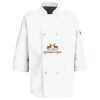Eight Pearl Button Chef Coat with Thermometer Pocket Thumbnail