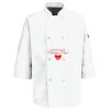 Eight Pearl Button Chef Coat with Thermometer Pocket Thumbnail