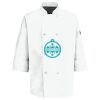 Eight Pearl Button Chef Coat with Thermometer Pocket Thumbnail