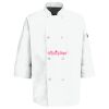 Eight Pearl Button Chef Coat with Thermometer Pocket Thumbnail