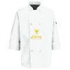 Eight Pearl Button Chef Coat with Thermometer Pocket Thumbnail