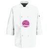 Eight Pearl Button Chef Coat with Thermometer Pocket Thumbnail