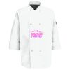 Eight Pearl Button Chef Coat with Thermometer Pocket Thumbnail