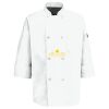 Eight Pearl Button Chef Coat with Thermometer Pocket Thumbnail