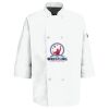 Eight Pearl Button Chef Coat with Thermometer Pocket Thumbnail