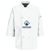 Eight Pearl Button Chef Coat with Thermometer Pocket Thumbnail