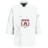Eight Pearl Button Chef Coat with Thermometer Pocket Thumbnail