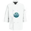 Eight Pearl Button Chef Coat with Thermometer Pocket Thumbnail