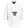 Eight Pearl Button Chef Coat with Thermometer Pocket Thumbnail