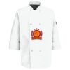 Eight Pearl Button Chef Coat with Thermometer Pocket Thumbnail