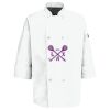 Eight Pearl Button Chef Coat with Thermometer Pocket Thumbnail
