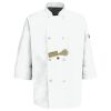 Eight Pearl Button Chef Coat with Thermometer Pocket Thumbnail