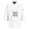 Eight Pearl Button Chef Coat with Thermometer Pocket Thumbnail