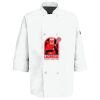Eight Pearl Button Chef Coat with Thermometer Pocket Thumbnail