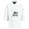 Eight Pearl Button Chef Coat with Thermometer Pocket Thumbnail