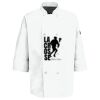 Eight Pearl Button Chef Coat with Thermometer Pocket Thumbnail