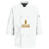 Eight Pearl Button Chef Coat with Thermometer Pocket Thumbnail