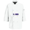 Eight Pearl Button Chef Coat with Thermometer Pocket Thumbnail