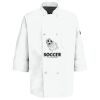 Eight Pearl Button Chef Coat with Thermometer Pocket Thumbnail