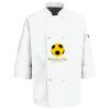 Eight Pearl Button Chef Coat with Thermometer Pocket Thumbnail