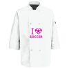 Eight Pearl Button Chef Coat with Thermometer Pocket Thumbnail