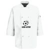 Eight Pearl Button Chef Coat with Thermometer Pocket Thumbnail