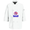 Eight Pearl Button Chef Coat with Thermometer Pocket Thumbnail