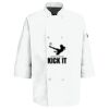 Eight Pearl Button Chef Coat with Thermometer Pocket Thumbnail