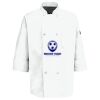 Eight Pearl Button Chef Coat with Thermometer Pocket Thumbnail