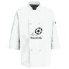 Eight Pearl Button Chef Coat with Thermometer Pocket Thumbnail