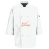Eight Pearl Button Chef Coat with Thermometer Pocket Thumbnail