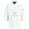Eight Pearl Button Chef Coat with Thermometer Pocket Thumbnail