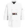 Eight Pearl Button Chef Coat with Thermometer Pocket Thumbnail