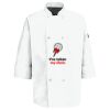 Eight Pearl Button Chef Coat with Thermometer Pocket Thumbnail