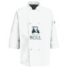Eight Pearl Button Chef Coat with Thermometer Pocket Thumbnail