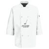 Eight Pearl Button Chef Coat with Thermometer Pocket Thumbnail