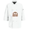 Eight Pearl Button Chef Coat with Thermometer Pocket Thumbnail