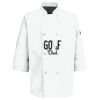 Eight Pearl Button Chef Coat with Thermometer Pocket Thumbnail