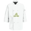 Eight Pearl Button Chef Coat with Thermometer Pocket Thumbnail