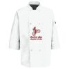 Eight Pearl Button Chef Coat with Thermometer Pocket Thumbnail