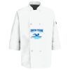 Eight Pearl Button Chef Coat with Thermometer Pocket Thumbnail