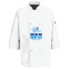 Eight Pearl Button Chef Coat with Thermometer Pocket Thumbnail