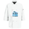 Eight Pearl Button Chef Coat with Thermometer Pocket Thumbnail