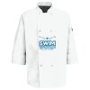 Eight Pearl Button Chef Coat with Thermometer Pocket Thumbnail